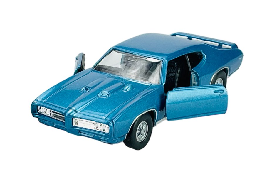 WELLY OLD TIMER 1969 PONTIAC GTO NIEBIESKI 1:34 43714