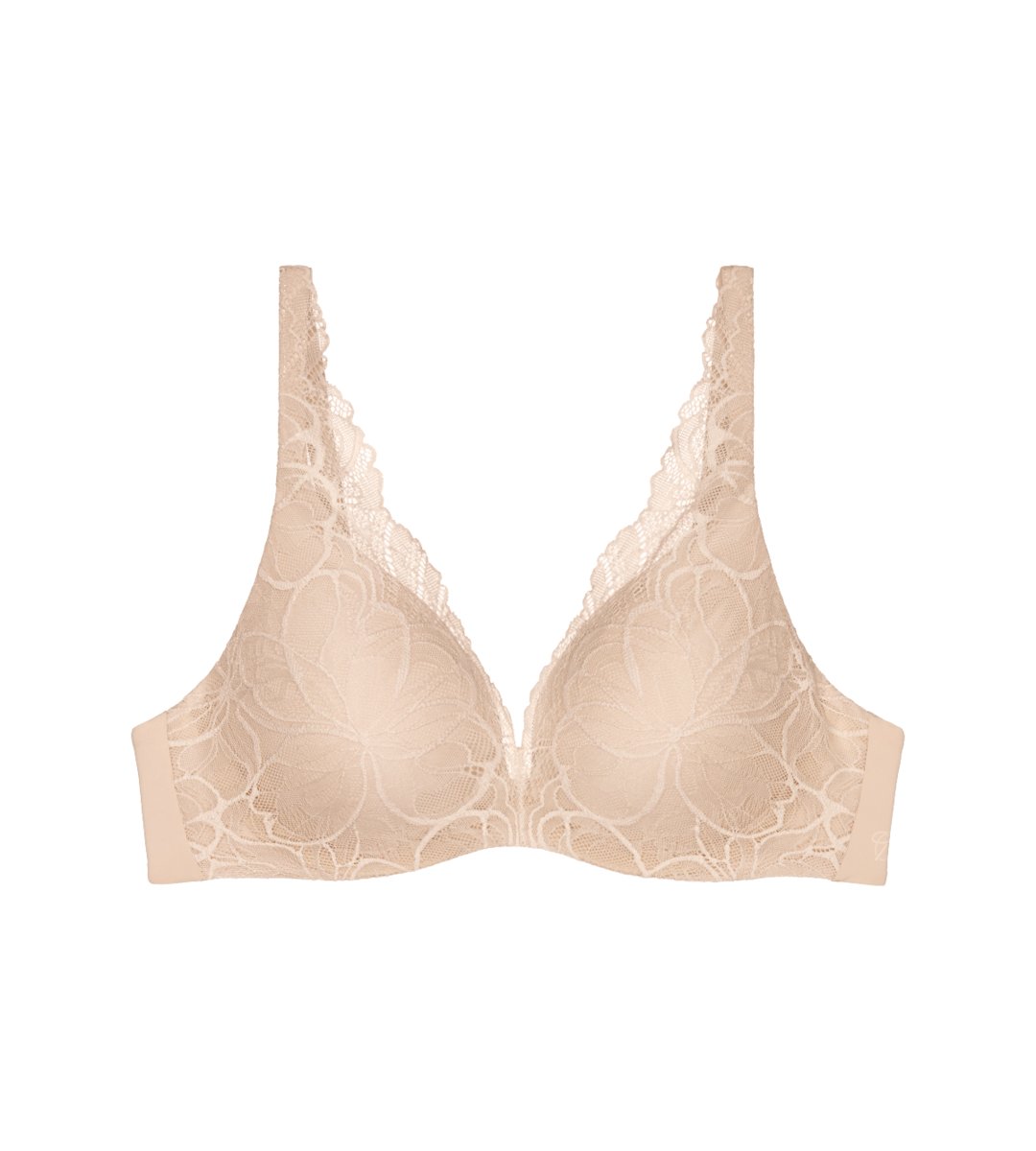 STANIK Push up BIUSTONOSZ Triumph KORONKA Body Make-Up Illusion Lace WP 90D