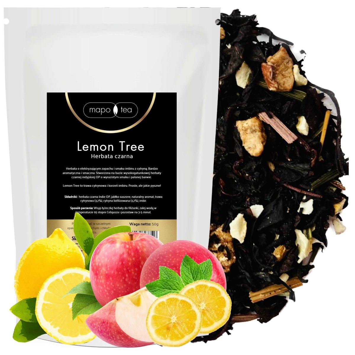 Herbata czarna li��ciasta Lemon Tree 50g Mapo Tea