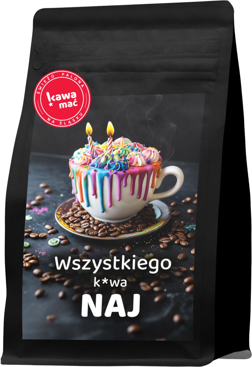 Kawa ��wie��o palona na prezent Wszystkiego NAJ Brazylia Arabica 250g KawaMa��