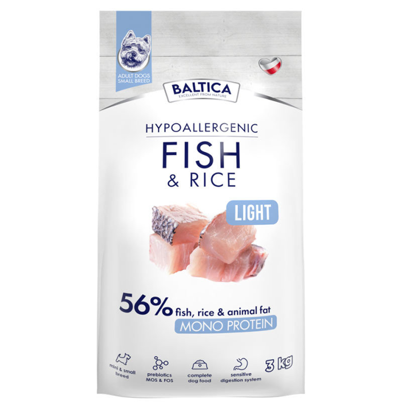 Baltica Adult Fish & Rice Light S 3kg