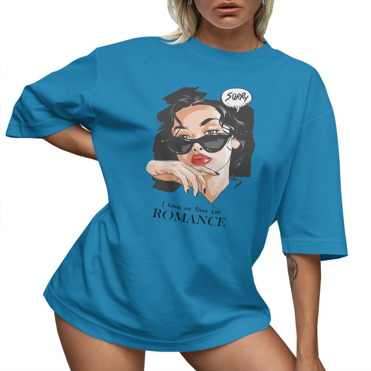 T-SHIRT OVERSIZE LU��NA KOSZULKA BAWE��NA S SUKIENKA JAKO����