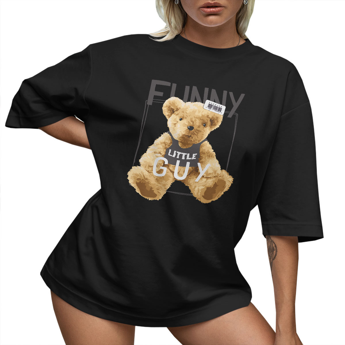 T-SHIRT OVERSIZE LU��NA KOSZULKA MI�� S SUKIENKA JAKO����