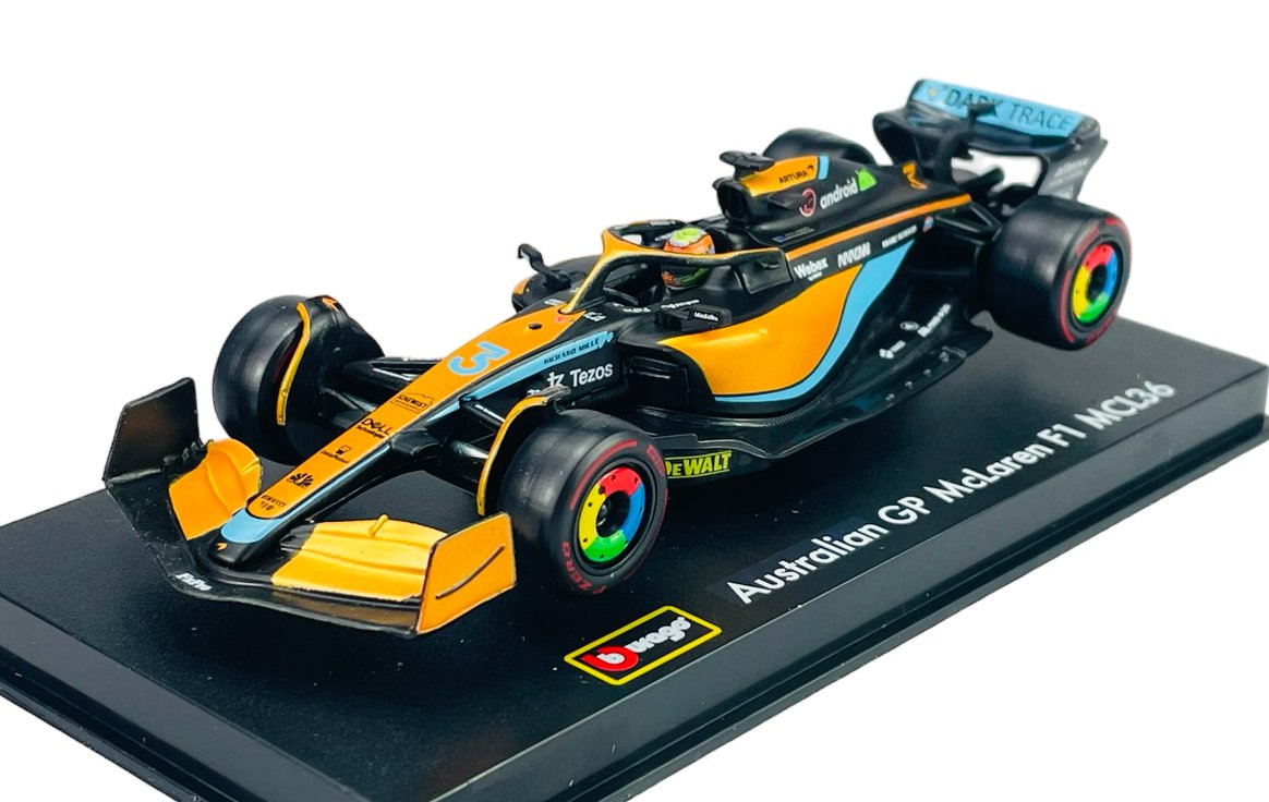 BBURAGO McLAREN FORMULA 1 TEAM MCL36 #3 DANIEL RICCIARDO Z GABLOTK�� 38064 1:43