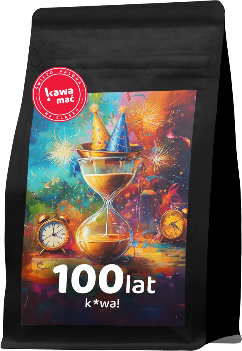 Kawa ziarnista świeżo palona 100 lat Brazylia 100% Arabica 150g KawaMać