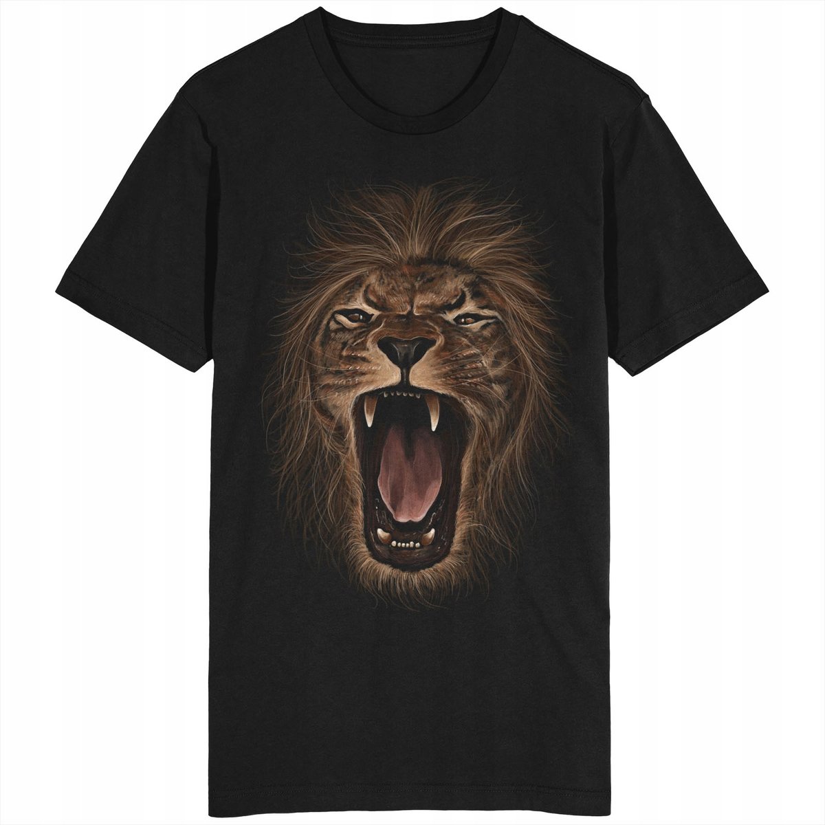 Lion Koszulka Lew Król Zwierząt Natura Dżungla