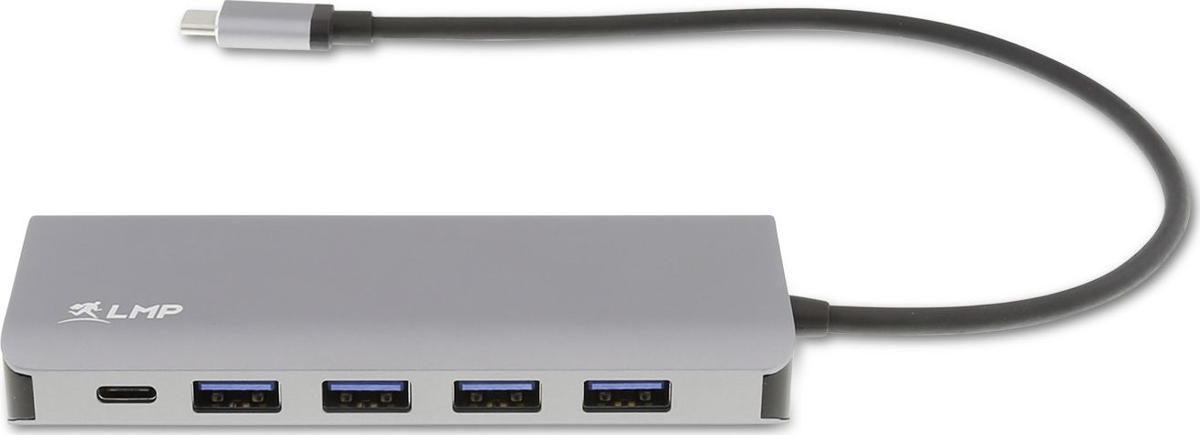 HUB USB LMP 3x USB-C + 4x USB-A 3.0 LMP-USBC-UHUB-SG