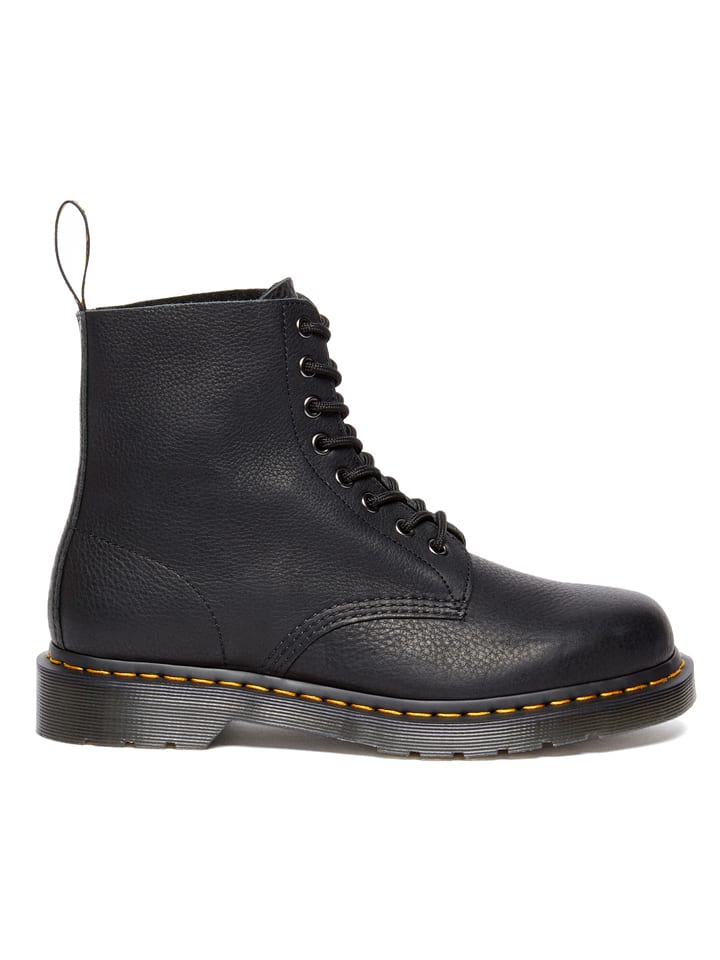 Dr. Martens Skórzane botki w kolorze czarnym