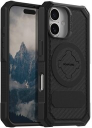 Rokform Etui Rugged do iPhone 16, czarne