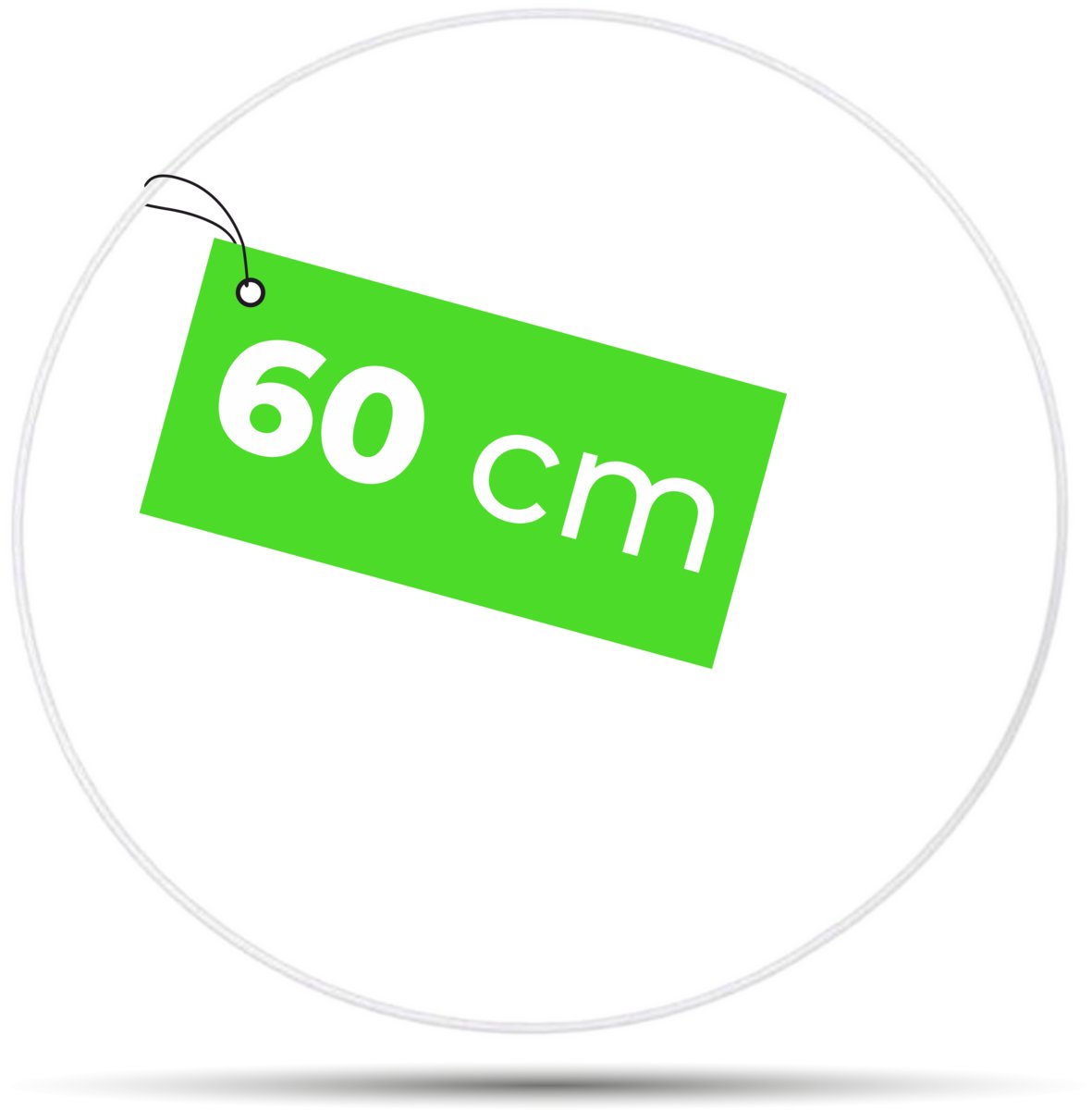 Baza, Obręcz metalowa, 60 cm BIAŁA