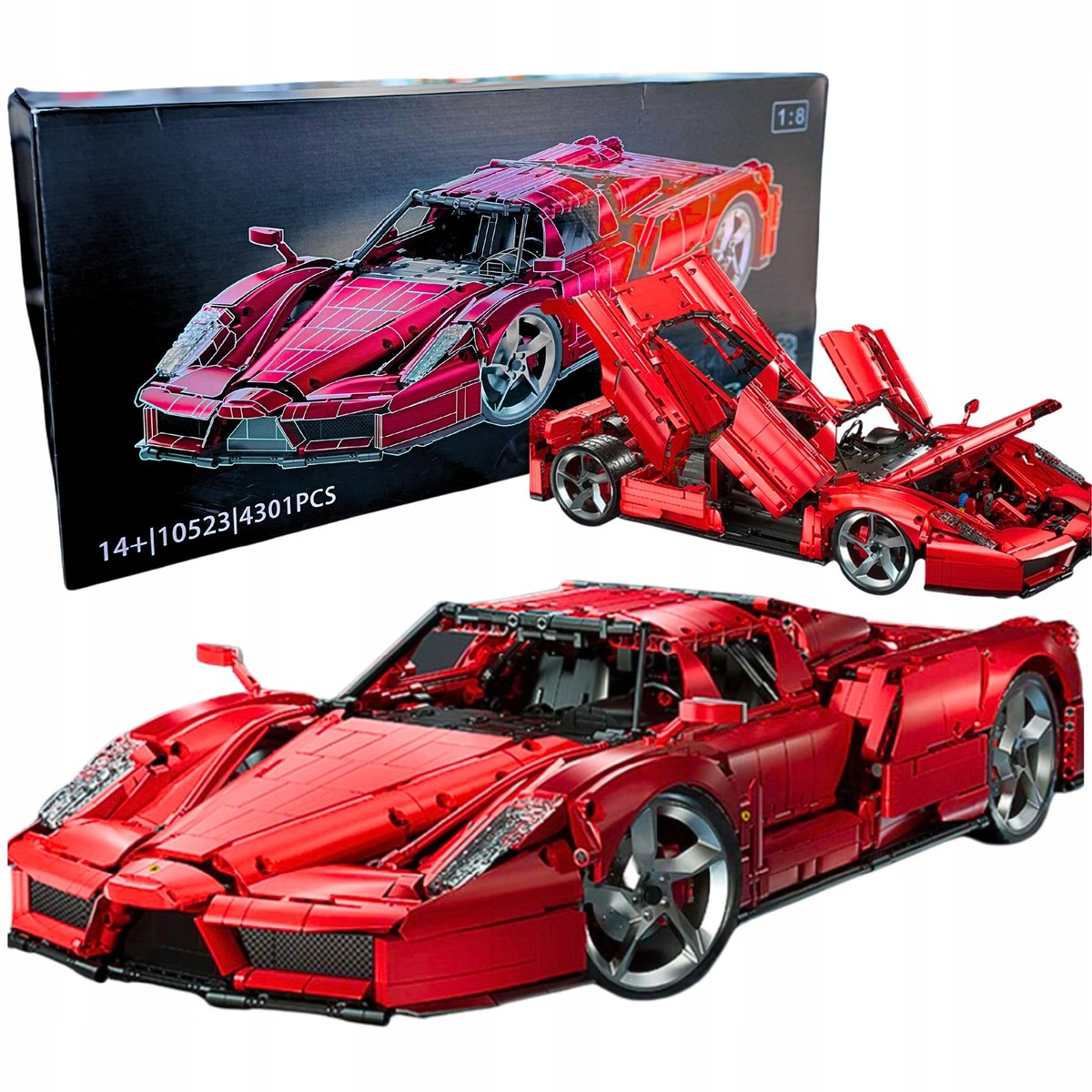 Zestaw Profesjonalnych Klocków Klocki Samochód Do Zbudowania Ferrari