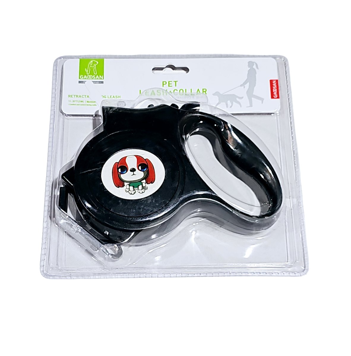Smycz Dla Psa Automatyczna Blokada Latarka 5M 10Kg