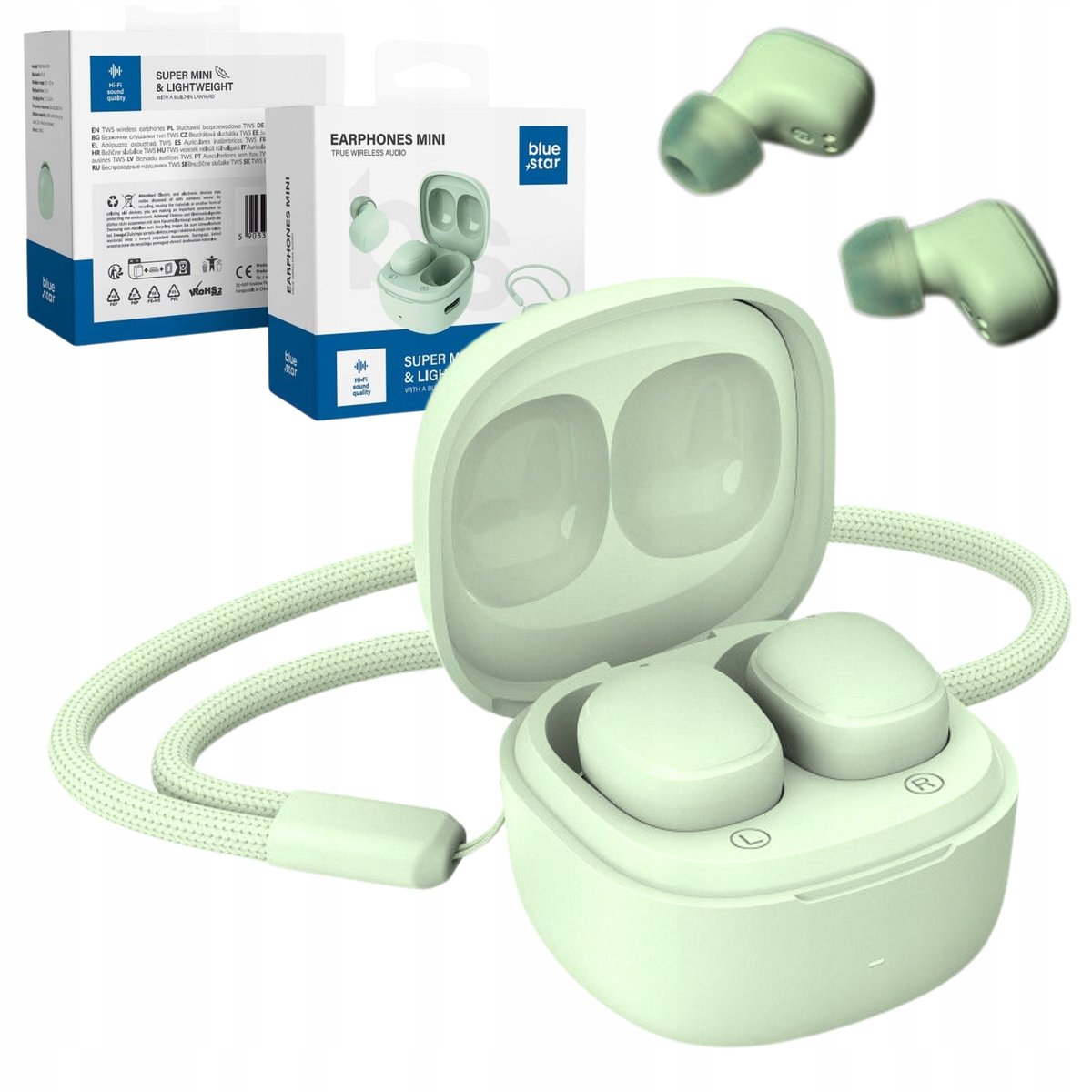 BLUE STAR TWS Mini A19 zielone