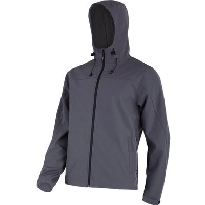 LAHTI PRO Kurtka softshell z kapt. szara, 