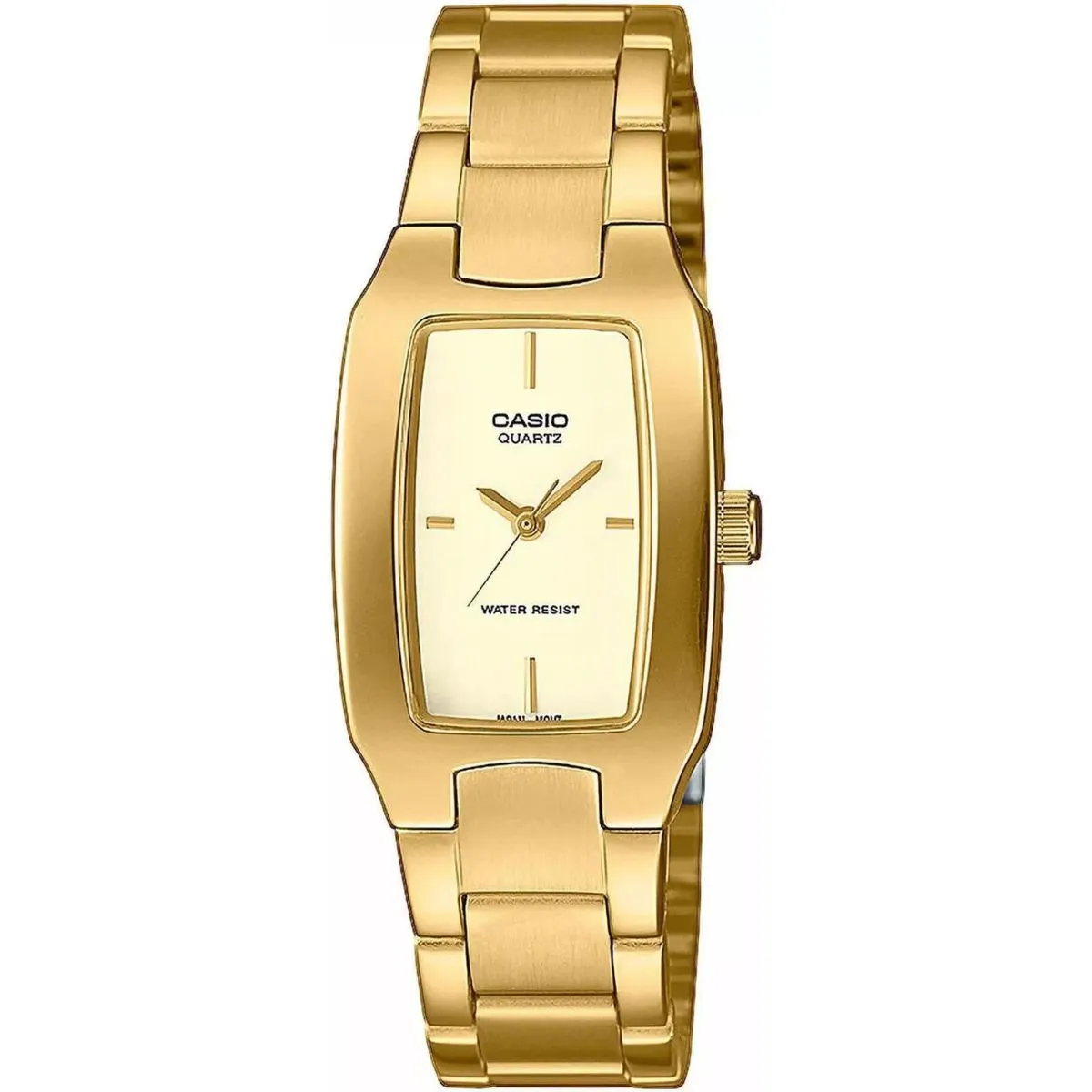 Casio Classic złoty zegarek damski na bransoletce LTP-1165PN-9CEF