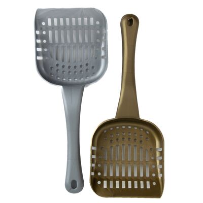 Łopatka do kuwety głęboka duża 26 cm mix