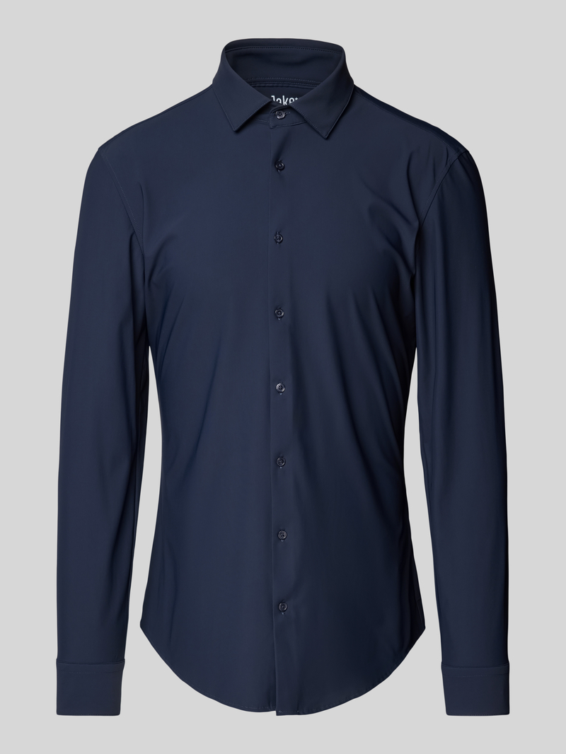 Koszula biznesowa o kroju super slim fit z kołnierzykiem typu kent