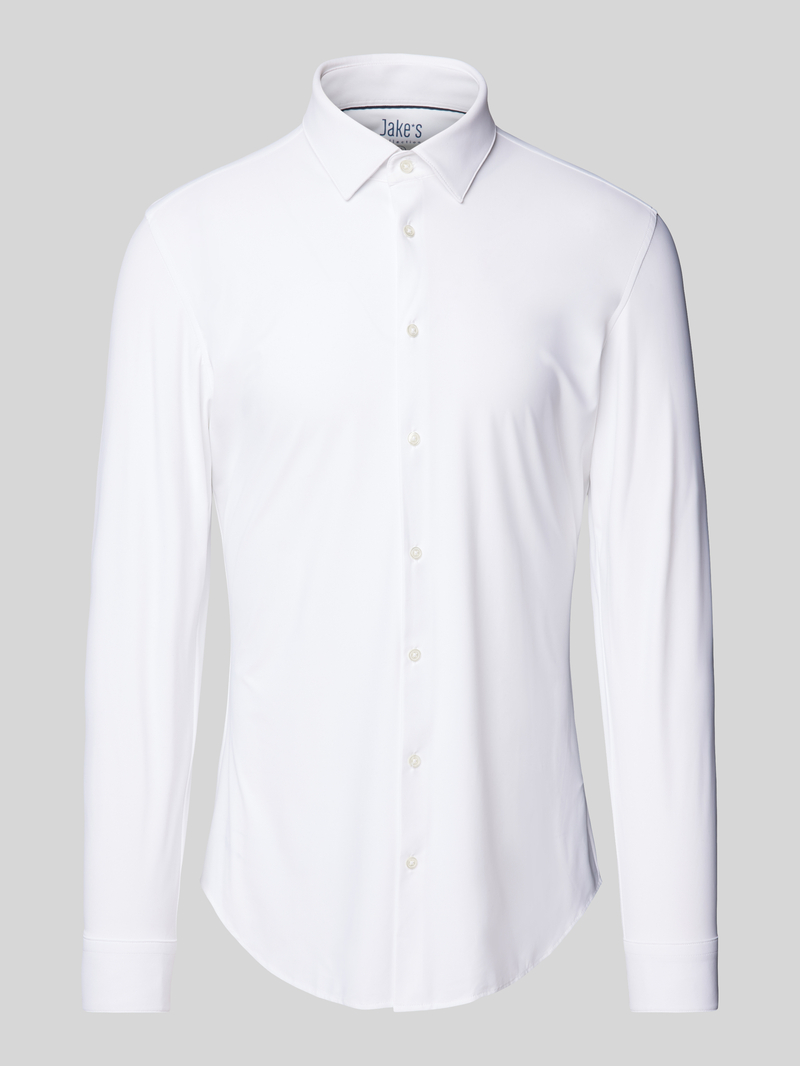 Koszula biznesowa o kroju super slim fit z kołnierzykiem typu kent