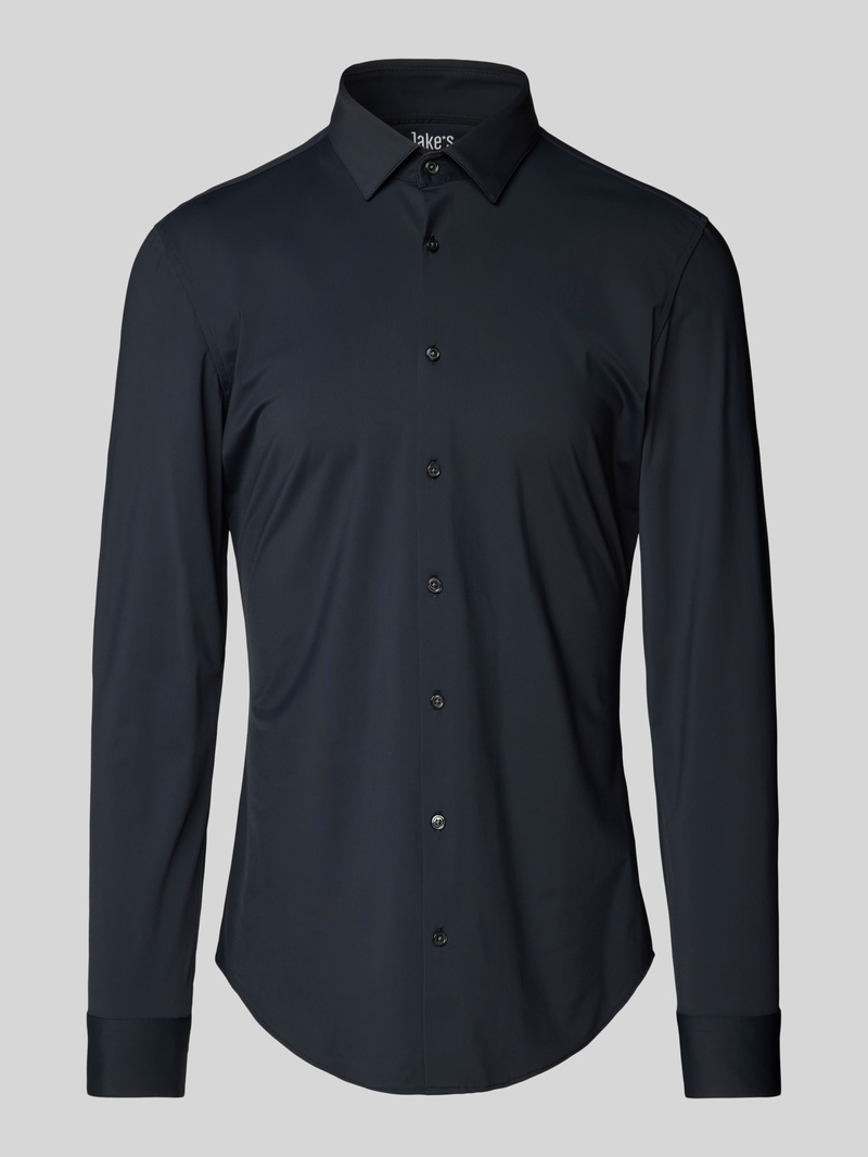 Koszula biznesowa o kroju super slim fit z kołnierzykiem typu kent