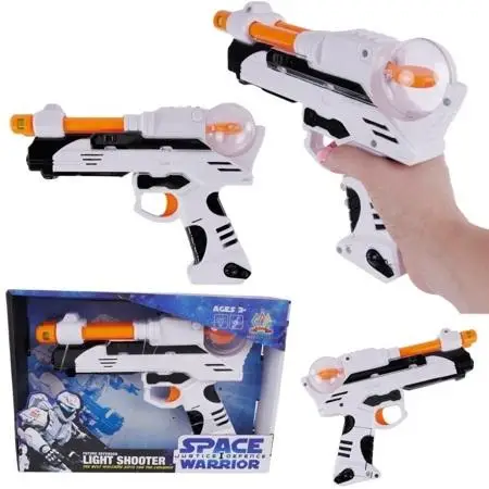 Pistolet kosmiczny błyskowy światło dźwięk - Maksik