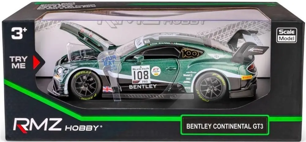 RMZ HOBBY 1:32 Bentley Continental GT3 2019 #108 - Daffi