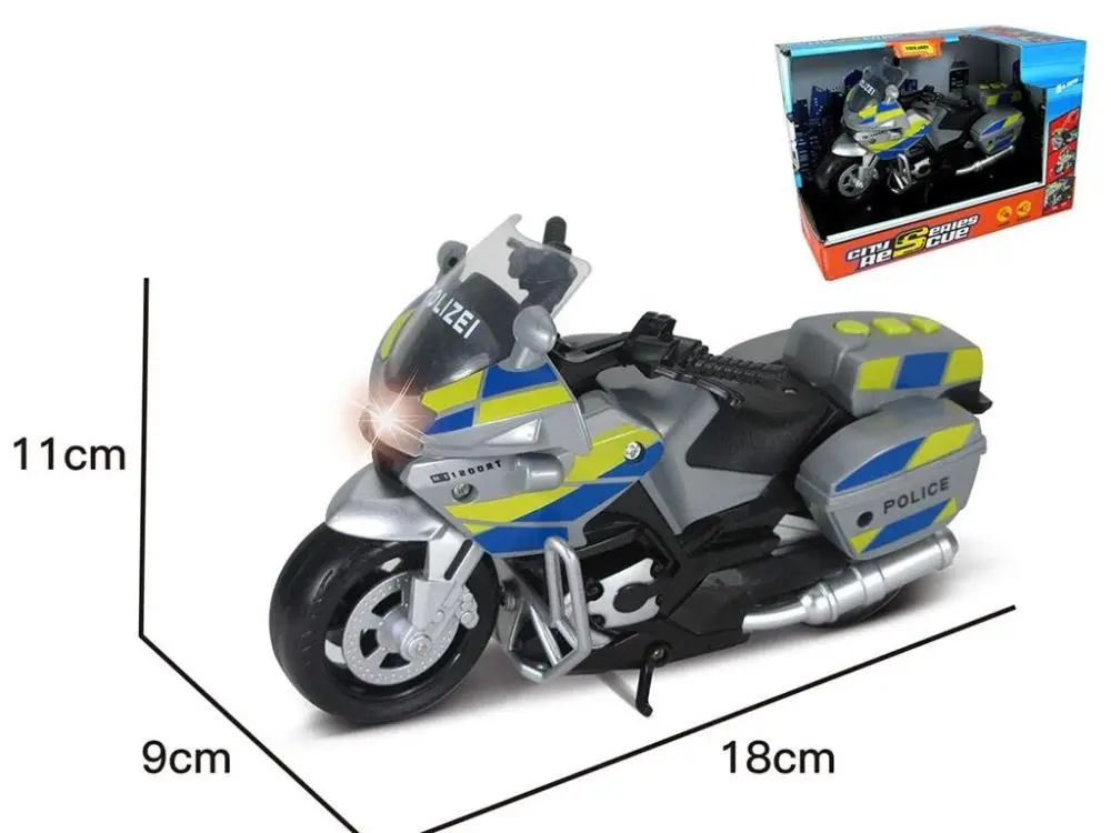Motocykl policyjny ze światłem i dźwiękiem - Madej