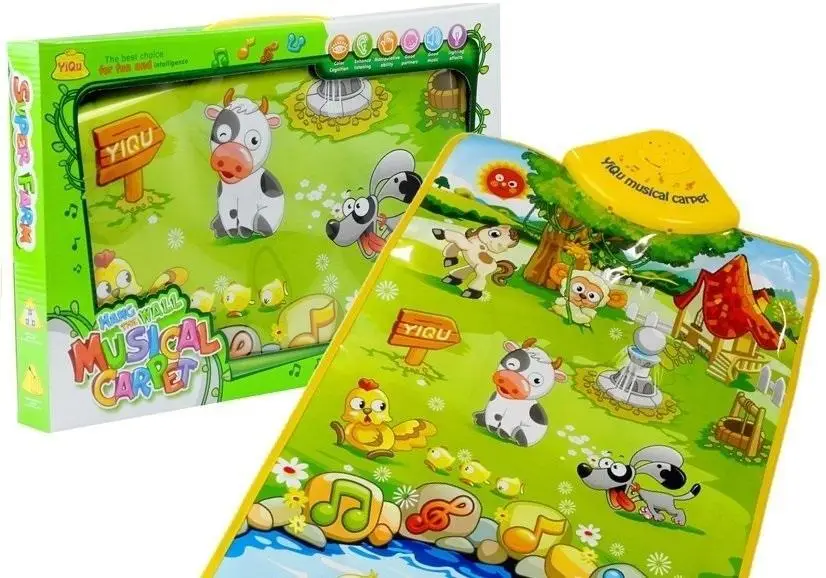 Mata edukacyjno muzyczna farma - Leantoys
