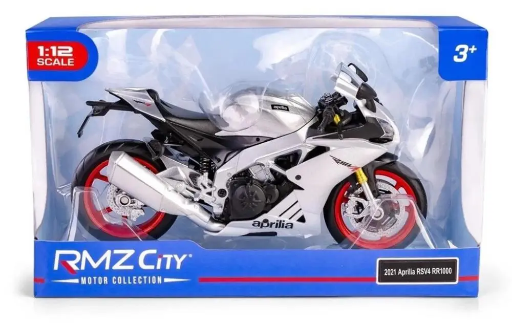 RMZ 1:12 Aprilia RSV4 RR 2020 (Regular) srebrny - Daffi
