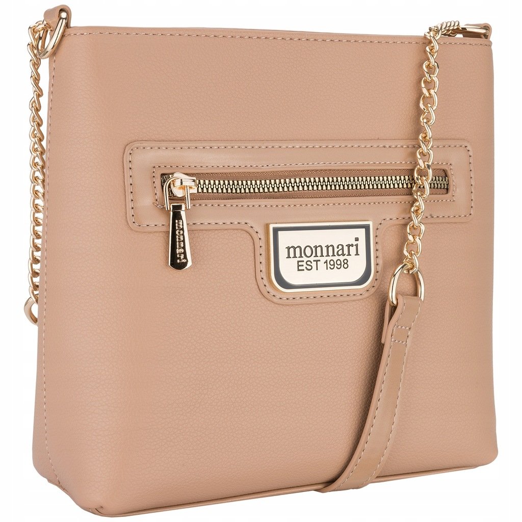 TOREBKA BE��OWA LISTONOSZKA MONNARI KIESZONKI LOGO