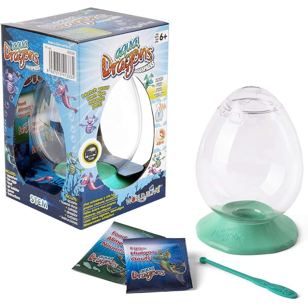 aqua dragons jurassic time jajo 4005b ��ywe smoki edukacyjna akwarium