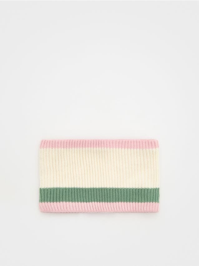 Reserved - Wzorzysty komin - różowy