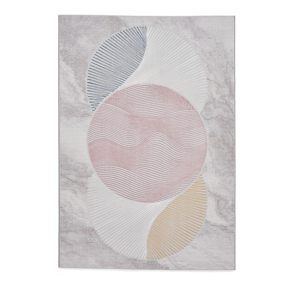 Jasnoniebiesko-jasnoróżowy dywan 120x170 cm Creation – Think Rugs