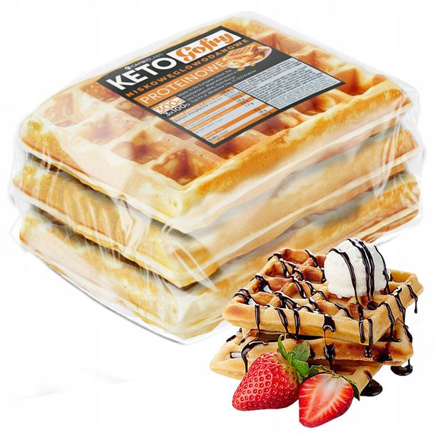 Keto Gofry Bez Cukru proteinowe, Dieta keto produkty przekąski słodycze
