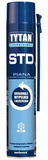 Tytan Pianka montażowa zimowa O2 Euro-line 750 ml PPT-EL-O2-075-ZI