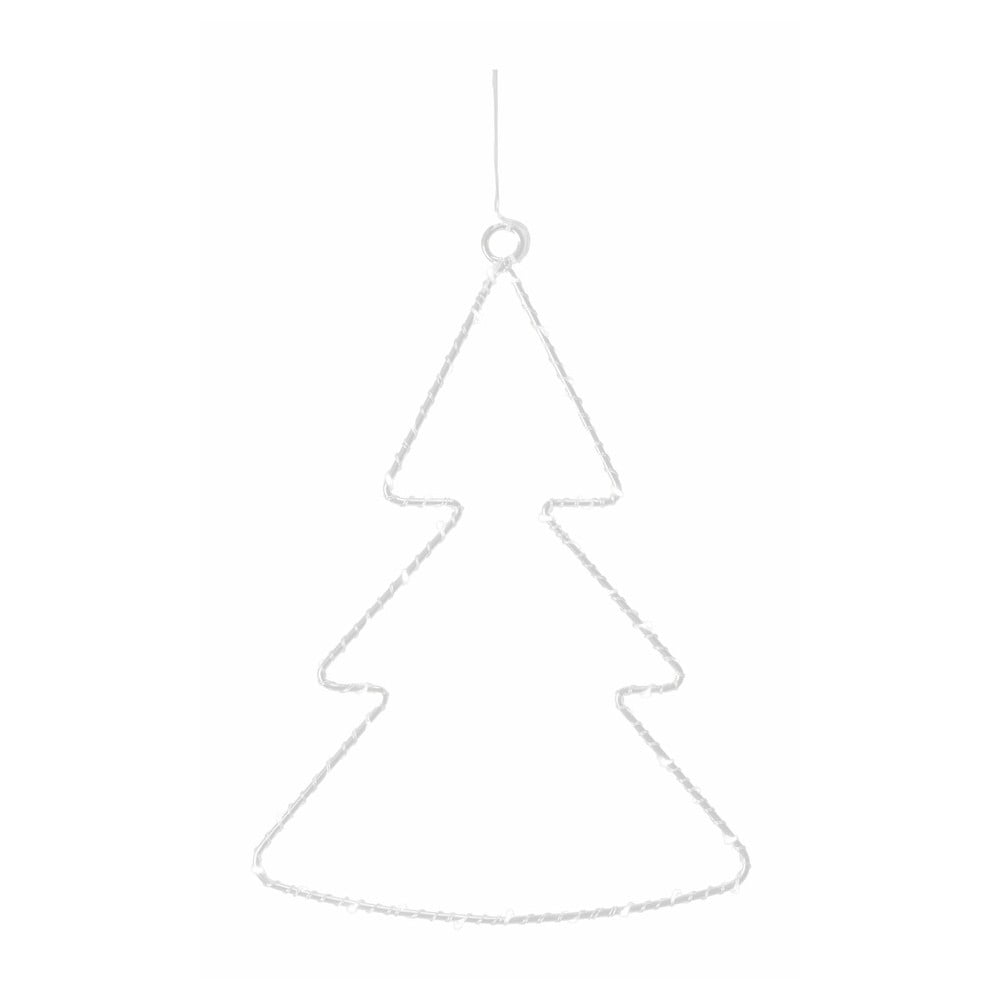Biała wisząca świąteczna dekoracja świetlna Liva – Sirius