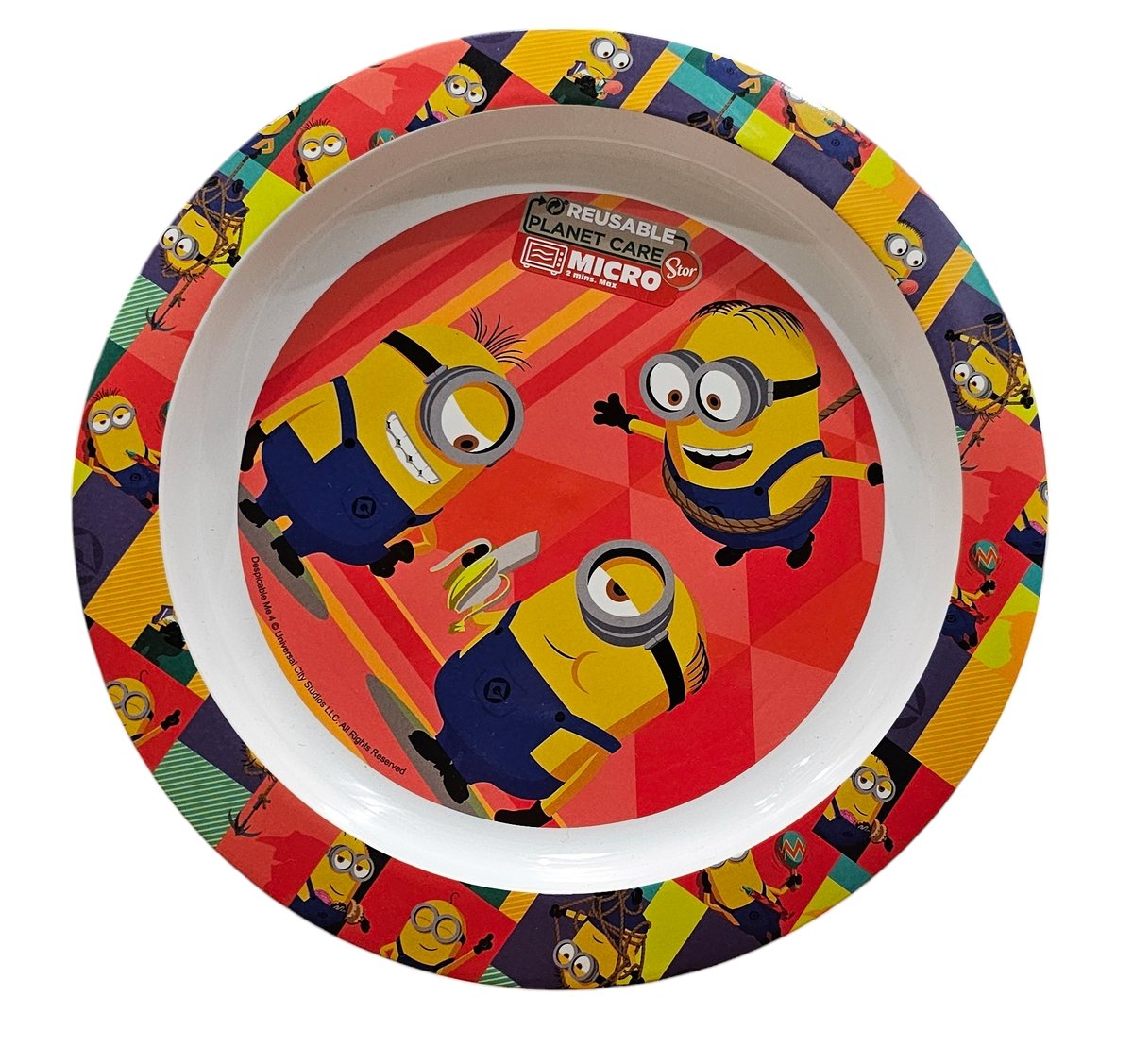 MINIONEK MINIONS MINIONKI Talerz Płaski Dziecięcy Nie Tłukący