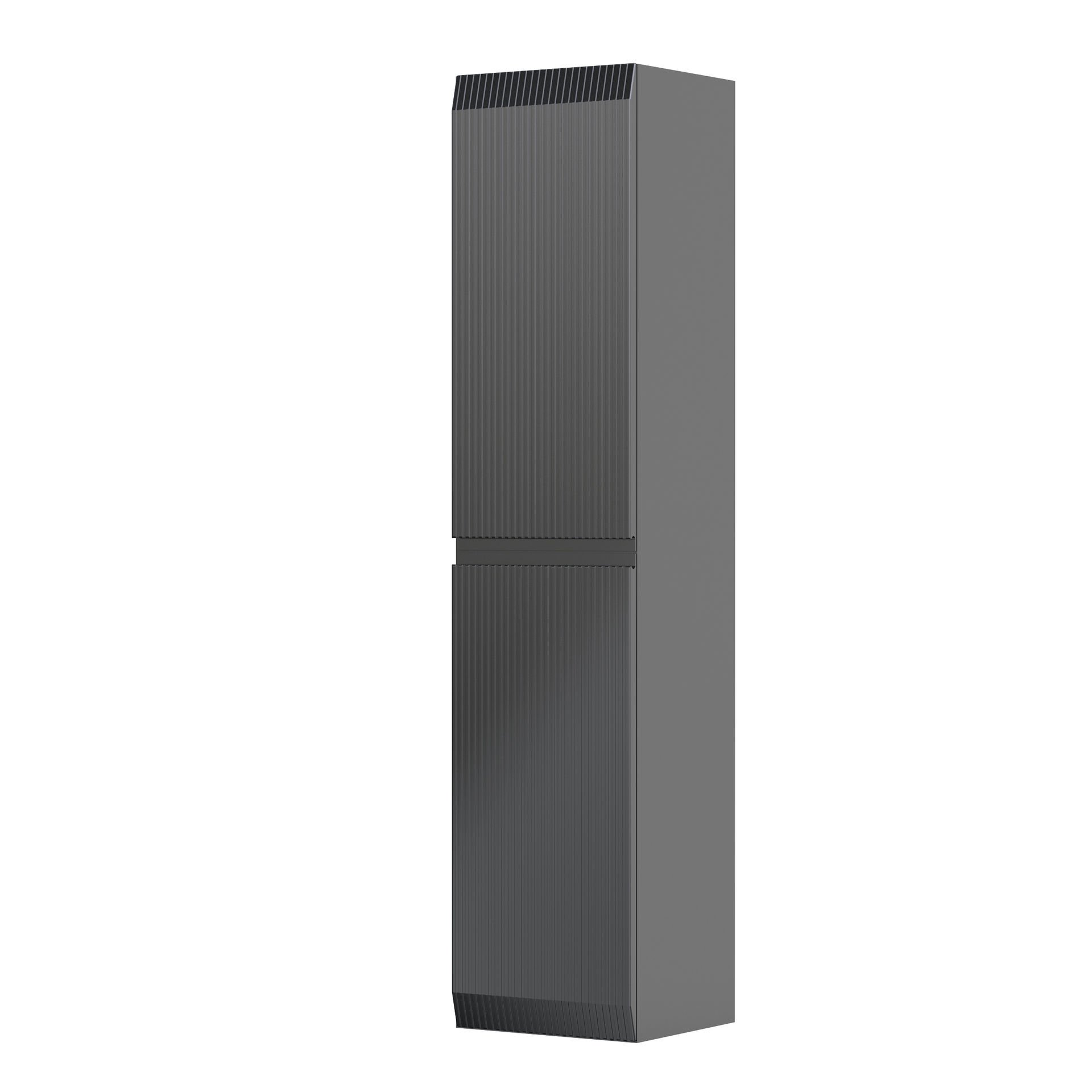 Słupek łazienkowy Oristo Brylant 35x160x32 cm czarny mat OR36-SB2D-35-8R