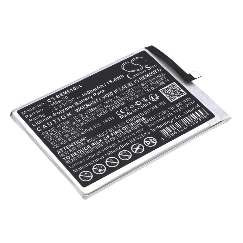 Bea-Fon M6s Premium / M6s-20 4000mAh 15.40Wh Li-Polymer 3.85V (Cameron Sino)