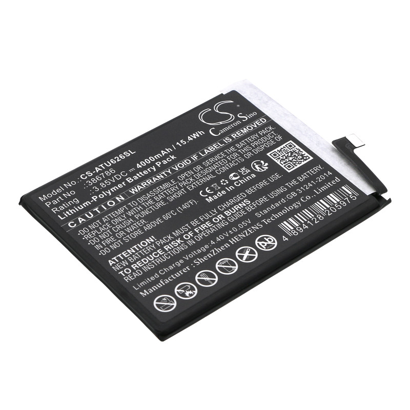 AT&T U668AA / 386786 4000mAh 15.40Wh Li-Polymer 3.85V (Cameron Sino)