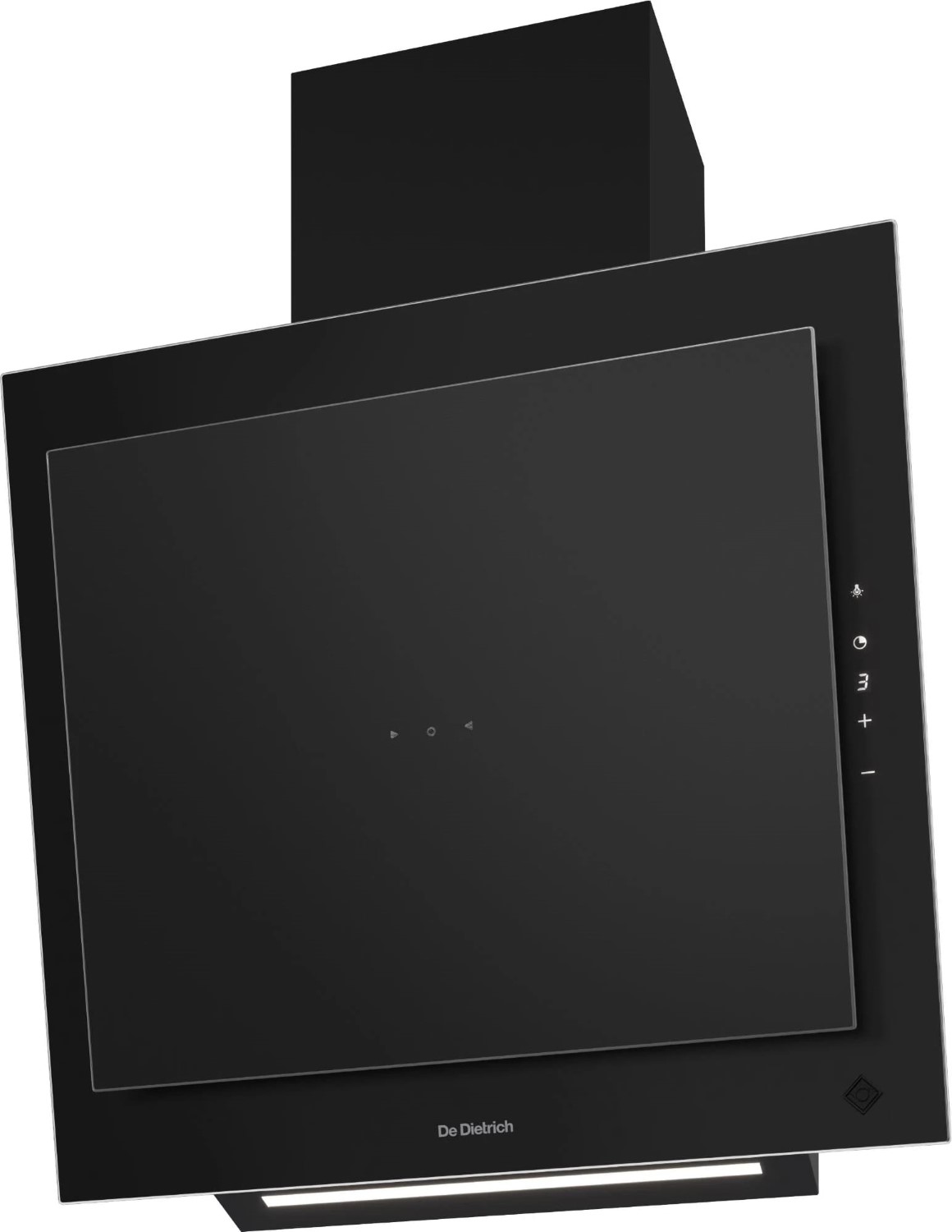 Okap przyścienny De Dietrich DHV4684B czarny 555 m3/h