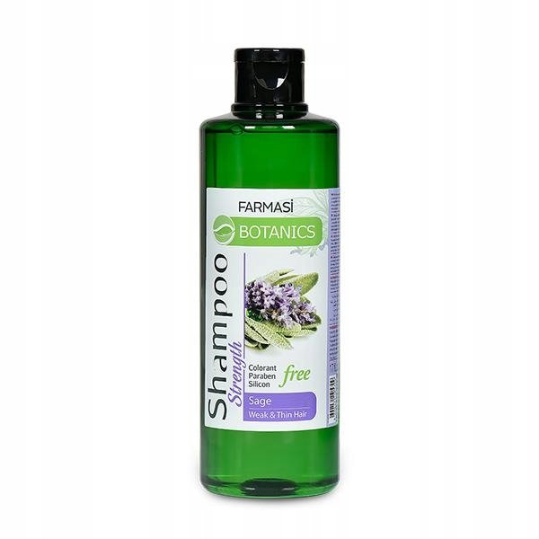 Farmasi Botanics Szampon do włosów słabych i cienkich Szałwia - 500ml