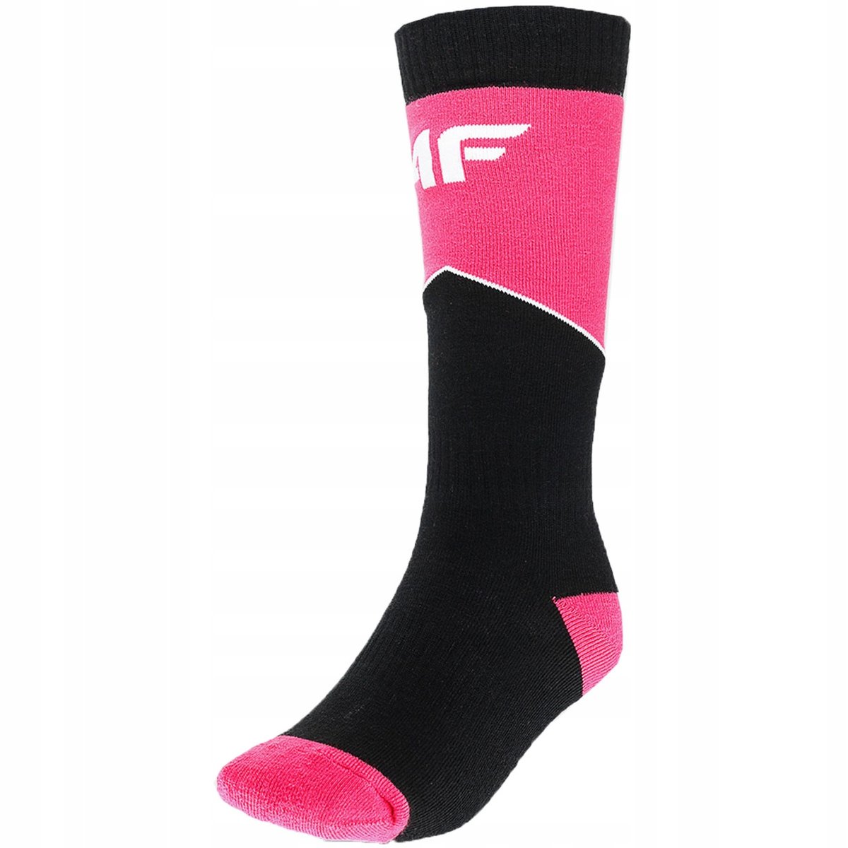 Skarpety narciarskie dla dziewczynki 4F FNK F118 fuksja neon 4FJWAW23UFSOF1
