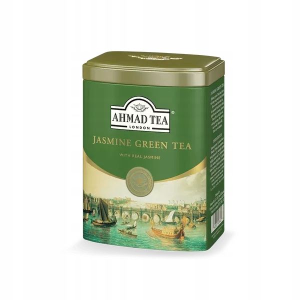 Herbata zielona jaśmin liściasta w puszce Jasmine Green Tea Ahmad Tea 100g