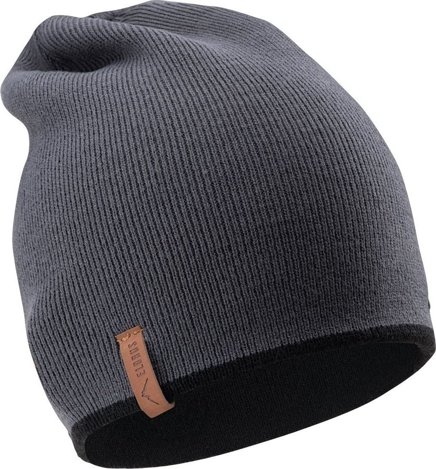 Elbrus Męska czapka zimowa dwustronna Trend czarno-szara