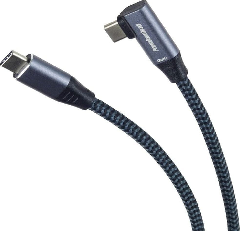Kabel USB PremiumCord USB-C - USB-C 1 m Czerwono-niebieski ku31cu1