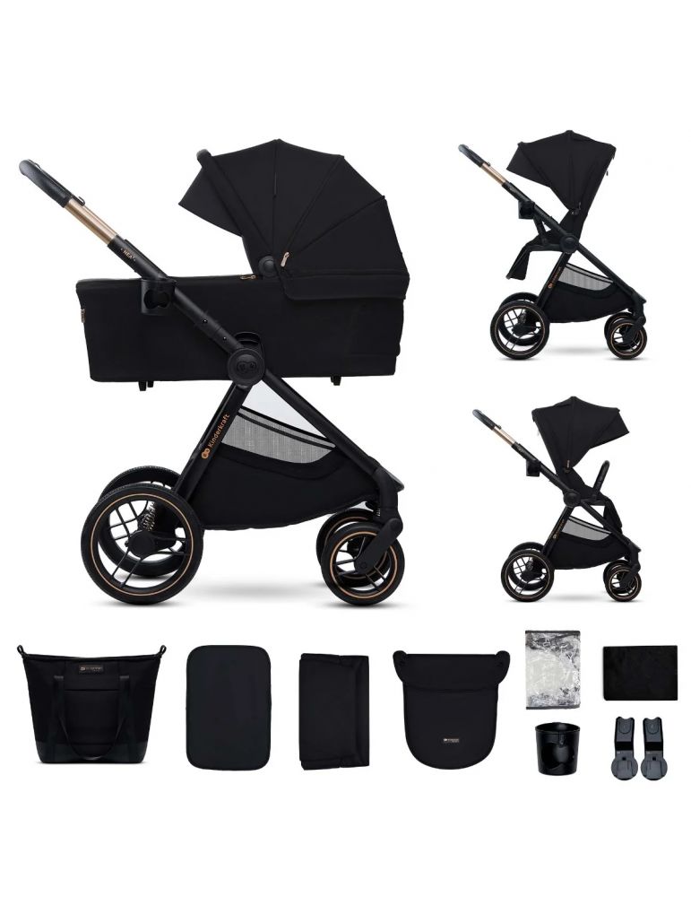 Kinderkraft Nea 2 Wózek głęboko-spacerowy Midnight black