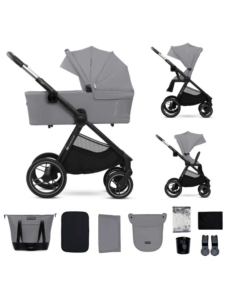 Kinderkraft Nea 2 Wózek głęboko-spacerowy Platinum grey