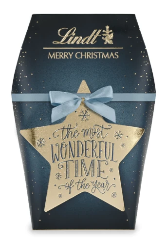 Bombonierka Lindt Świąteczna Torebka zdobiona Kaligrafią 141g