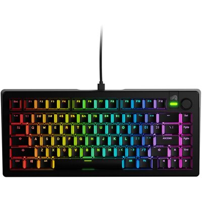Glorious GMMK 3 75% Black - US GLO-KB-GMMK3-75-PB-FOX-W-BLK-US
