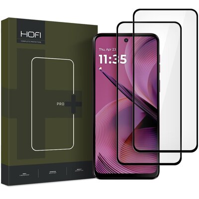 Szkło hartowane HOFI Glass Pro+ dla Motorola Moto G55 5G Czarny 2szt.